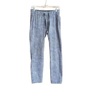 Lululemon Black and White Patterned Elastic Waist Jogger Size 4